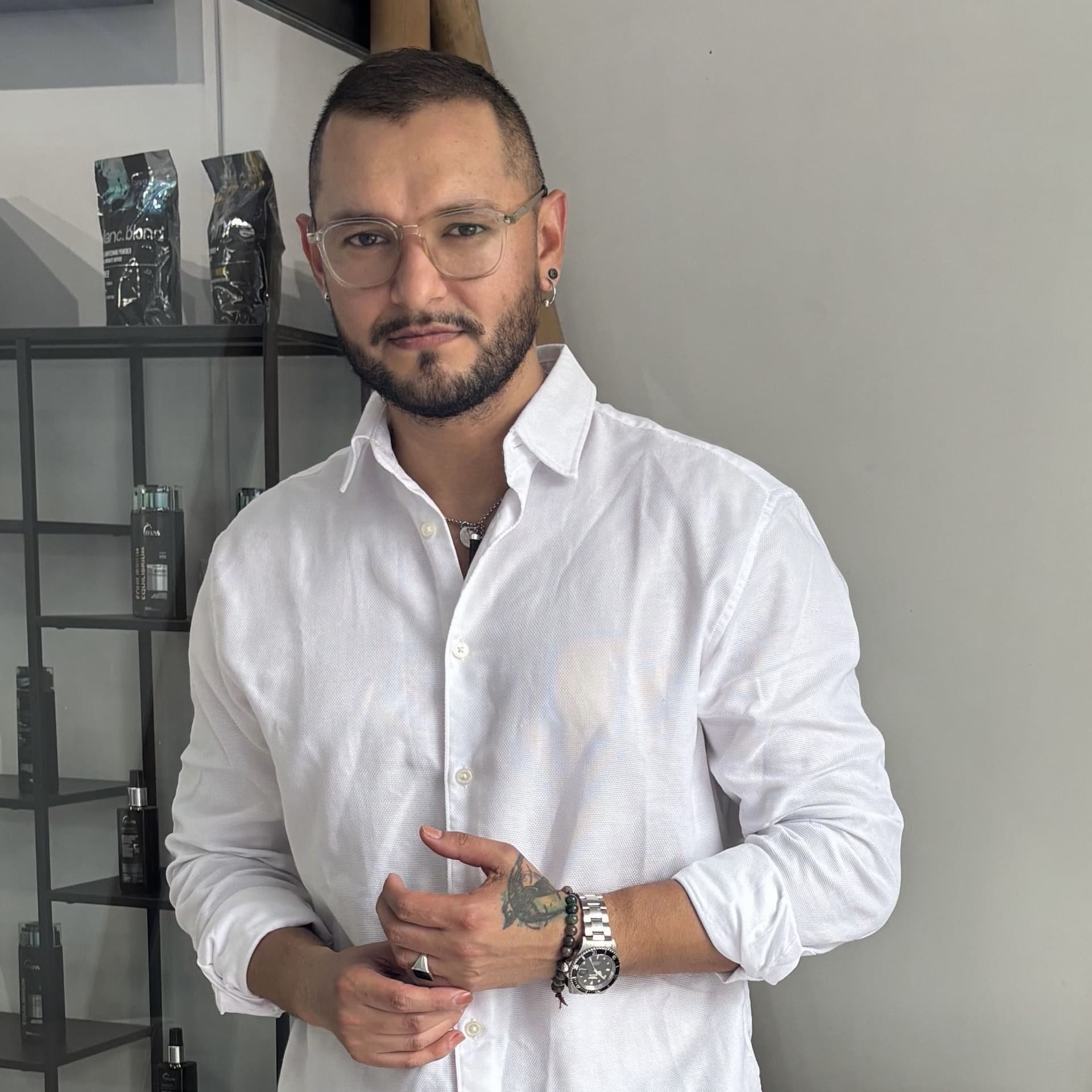 Retrato de Andres Espitia en el salón